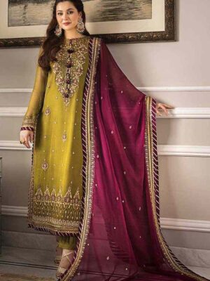 ASIM JOFA Unstitched CHIFFON Sequence Embroidered_1