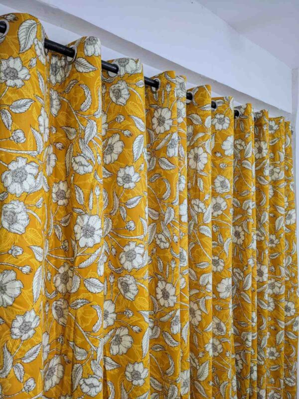 Cotton Duck Printed Curtain