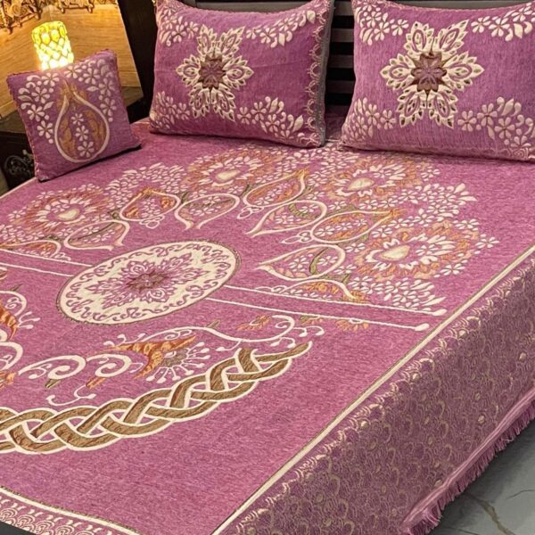 Velvet Jacquard pink