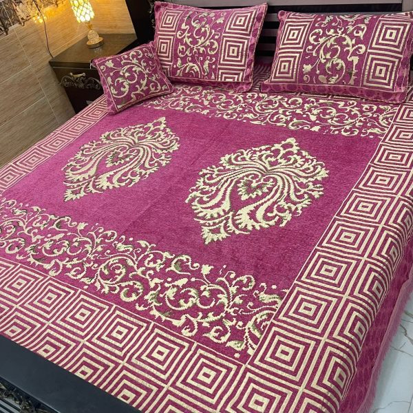 Velvet jacquard Bedsheet 9