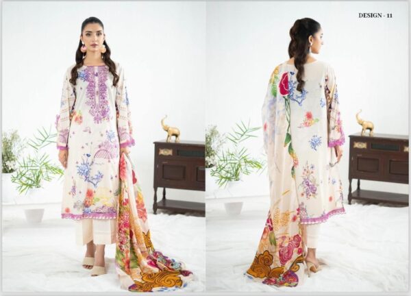 GUL GEE 3pc Embroidered Lawn