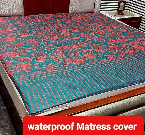 Waterproof Mattress Protector Bedsheet Ferozi