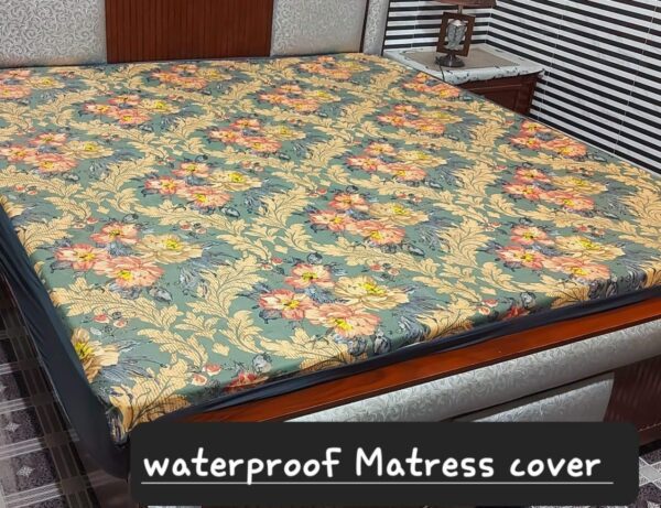 Waterproof Mattress Protector Bedsheet Green